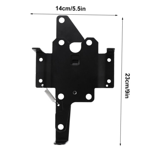 Automatic Gravity Gate Latch Iron Post Mount Door Bolt Lock with Durable Iron Construction for Secure Reinforcement 1