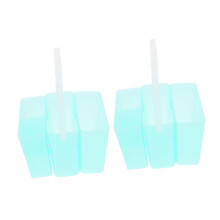 2pcs Paint Brush Cleaner Washing Station with Dual Cleaning and Detachable Holder for Acrylic and Watercolor