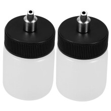 2 Pack Detachable Airbrush Paint Cup Set for Easy Refills and Extended Spray Capacity for Art Projects