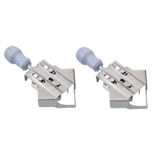 2pcs Upgraded Stainless Steel Right Angle Clamp Woodworking Splicing Quick Clip 90 Degree Fixed Photo Frame Clip B