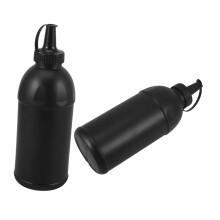 2pcs Reusable Plastic Bead Storage Containers Large Capacity Ergonomic Round Bottles for Kids Outdoor Play
