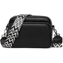 Crossbody Bags for Women with Adjustable Wide Strap Camera Cross Body Bag for Ladies Girls Travel Shopping Work Daily UseBlack