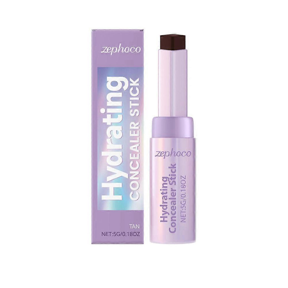 (Coco Color) Blur Concealer Stick Duo Waterproof Hydrating Lightweight Concealer With Brush For Flawless Natural Finish