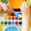 4Stk Kinder Malroller Und Plastik, Blau, Zeichenbedarf 3