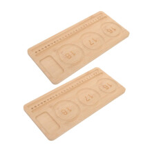 2pcs Bead Sorting Tray for Jewelry Making Organizer with Dual Tray Design and Easy Clean Surface