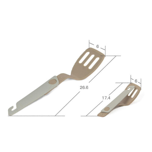 (Shovel)Outdoor Tableware Foldable Portable Camping Cutlery For Barbecue Kitchen Bbq Spoon 1