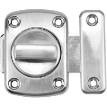 Door Latch Small Locks Latch Security Door Latches Zinc Alloy Latch for Door Bathroom Bedroom Toilet - RIpj