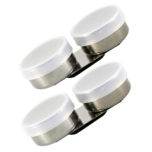 2Pcs Paint Brush Washer with Lid Dual Function Cleaning and Mixing Pot Set for Oil and Pigment