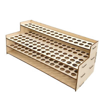 75 Hole Paint Brush Holder Rack, Large Capacity Art Brushes Organizer Stand for Artists