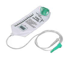 Reusable Enema Bag Kit with 1200ml Capacity and 10 Tube Heads for Colon Cleaning-JJ