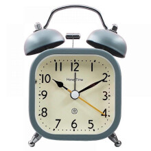 (Grey) Alarm Clocks For Bedrooms, Square Alarm Clock , Student Home Decoration Desktop Clock(Grey)