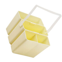3in1 Paint Brush Washer with Handle, Detachable Plastic Cleaning Bucket for Watercolor and Oil Painting