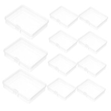 Bead Storage Containers 20Pcs Set with Secure Hinged Lids, Small Jewelry Organizer Boxes for Crafts