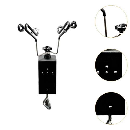 Airbrush Stand for Desktop with Universal Holder and Integrated Storage Compartments for Efficient Workflow 2