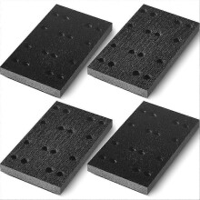 4 Pcs Soft Black Foam Sanding Pads Interface Sander Backing Pad for Festool RS400 LS130 Sander