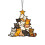 Window Panel Cats Christmas Tree Suncatchers Decors-10 8cm 5