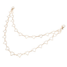 1Stk Leichte Alloy Jeans Chain Mit Kreativem Peach Heart Anhänger