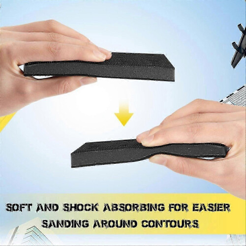 4 Pcs Soft Black Foam Sanding Pads Interface Sander Backing Pad for Festool RS400 LS130 Sander 1