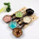 11cm Ceramic Pen and Brush Organizer with Dual Function Ink Disc and EasyClean Glazed Surface 2