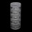 5 Layer Clear Bead Storage Containers Round Stackable Cylinder Organizer with Lid for Makeup Nails 1