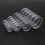 5 Layer Clear Bead Storage Containers Round Stackable Cylinder Organizer with Lid for Makeup Nails 3