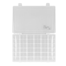 Bead Storage Box 36 Grids Adjustable Dividers Clear Plastic Jewelry Organizer for Craft Supplies