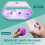 Enhanced Uv Light for Resin-Two-Sided with Digital Display Timer 48 LED Uv Resin Light,Foldable Uv Resin Curing EU Plug 2