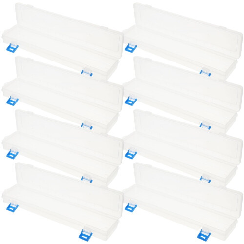 8Pcs Paint Brush Storage Box Multi Use Art Supplies Organizer for DIY Projects and Easy Access