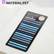 Transparent Rainbow Index Memo Pad It Sticky Notepads Paper Sticker Notes School Supplies Kawaii Stationery Gift