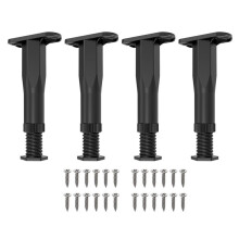 4PCS Adjustable Bed Frame Support Legs ( 8.3In-14.5In), Frame Center Slats Heavy Support Leg,for Frame/Sofa/Chair/Table