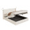 Double Upholstered Bed with Charging Station 1