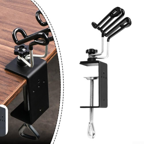 Dual Airbrush Holder with Side Rack, Pivoting Design and Tip Protection for Workbench Studio 1