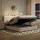 Double Upholstered Bed with Charging Station 21