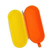 Silicone Swim Goggles Case With Ventilation Hole-Yelloworange