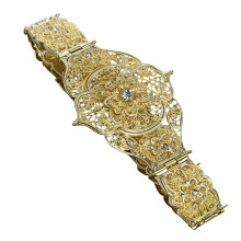 Luxurious Waist Belt Hot Girl Stylish Wedding Adjustable-Gold