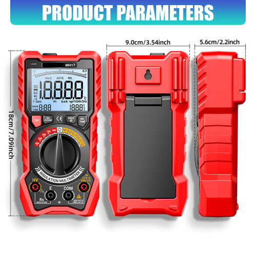 Digital Multimeter and Analyzers Voltmeter Ohmmeter Auto Ranging 2