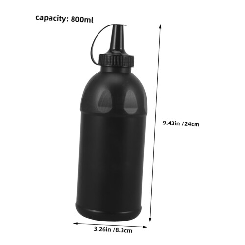 800ml Plastic Storage Bottles 2pcs Set Large Capacity Craft Supply Containers for Kids Art Projects 1