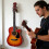 Wood Guitar Wall Hanger Ukuleles Wall Mount for Home and Studio 3