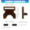Wood Guitar Wall Hanger Ukuleles Wall Mount for Home and Studio 4