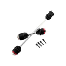 1/10 Scale Metal Driveshaft Set, Durability RC Car Upgrade Parts for TRAXXA ERevo, Black