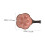 2pcs Pink Flower Ceramic Pen Holder and Calligraphy Brush Rest Set, Dual Function Elegant Design 4