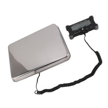 Stainless Postal Scale 120KG/10G Green 153x83x25mm