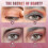 (D)Two-Tone Eyeshadow, Lazy Dual Color Eyeshadow Glitter Gradient Eye Shadow Palette Easy Quick Makeup Eyeshadow Set With Brush 3