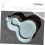 Calligraphy Ink Dish with SpillResistant Design, Easy Clean Surface, Compact Decorative Style for Students 2