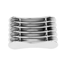 5 Grid Nail Brush Holder Stand, Electroplated Organizer for Nail Art Brushes and Polish Storage