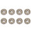 8X 6200Z 10mm x 30mm x 9mm Double Shielded  Bearing 1