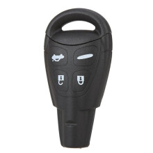 2X Replacement 4 Buttons Keyless Entry Remote Car Key Fob Shell Case Cover and Button Pad with Insert Blade