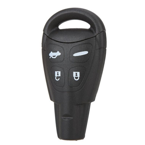 2X Replacement 4 Buttons Keyless Entry Remote Car Key Fob Shell Case Cover and Button Pad with Insert Blade
