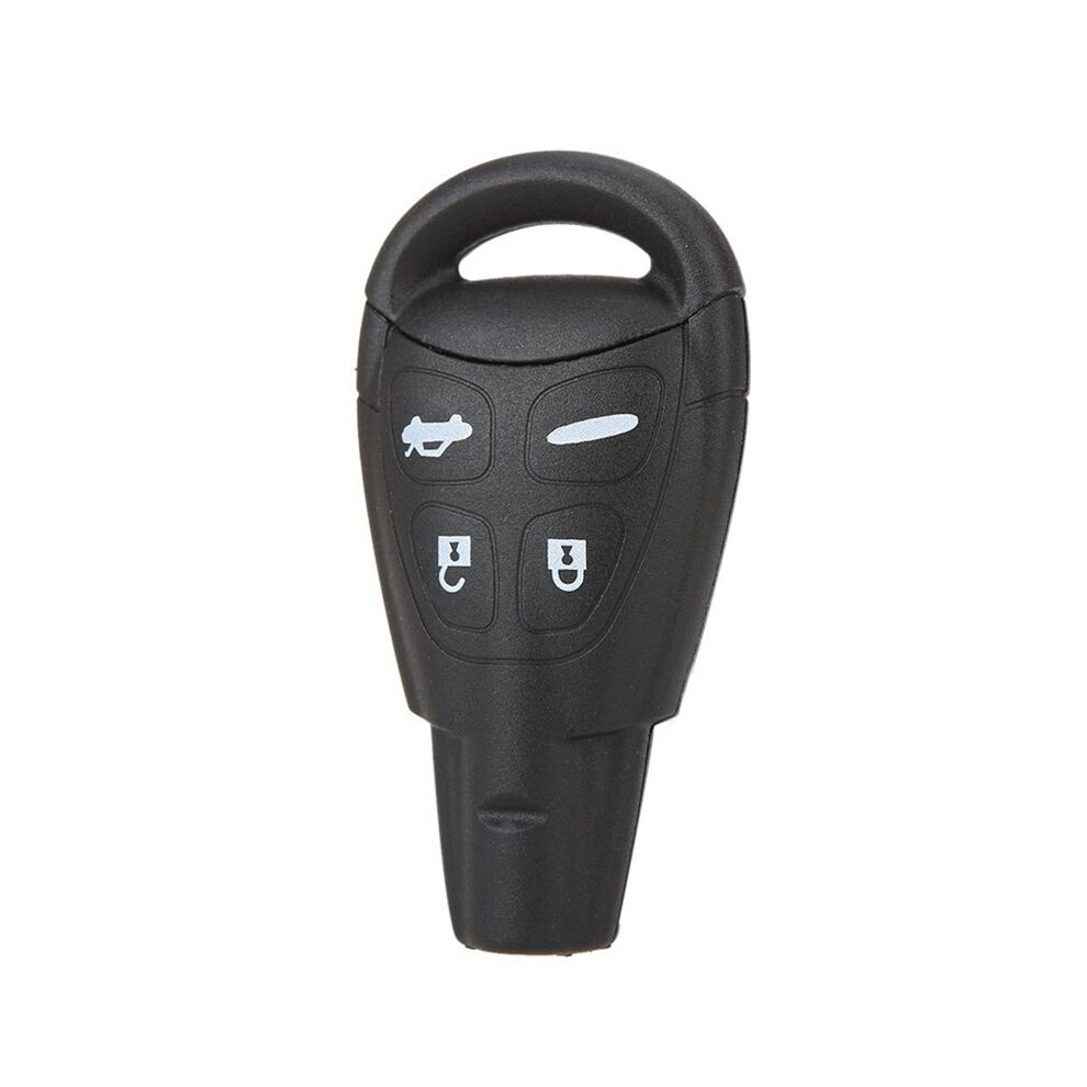2X Replacement 4 Buttons Keyless Entry Remote Car Key Fob Shell Case Cover And Button Pad With Insert Blade 6033495053811