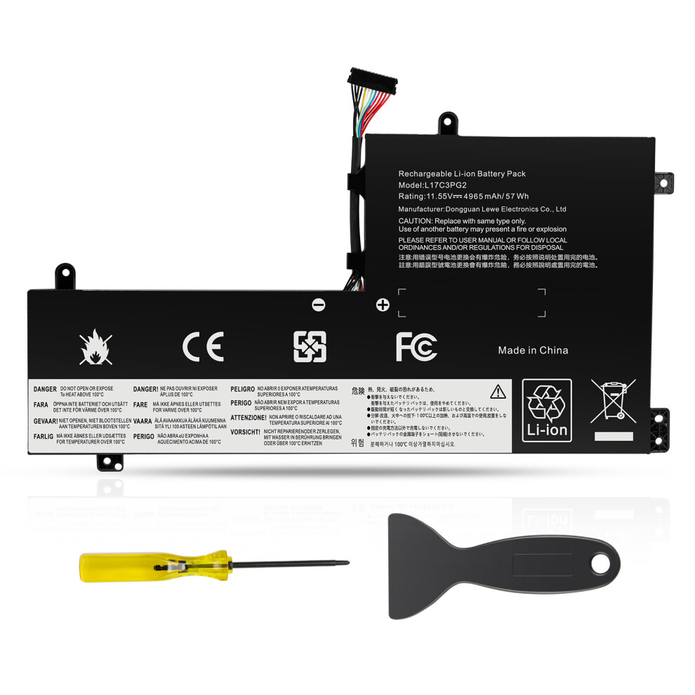 L17m3pg2 L17c3pg2 Laptop Battery For Lenovo Legion Y7000 Y7000p-1060 Y530-15Ich-1060 Y545-81Q6 Y540 Series 5B10q88555 5B10t310455 11.55V 57Wh 4955Mah 6901489052648